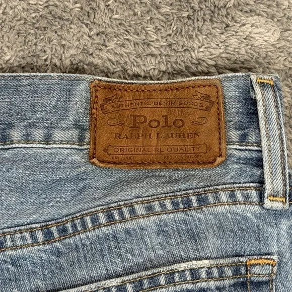 Polo Ralph Lauren Varick Slim Straight Jeans Mens 36x29* Blue Denim - Picture 4 of 12